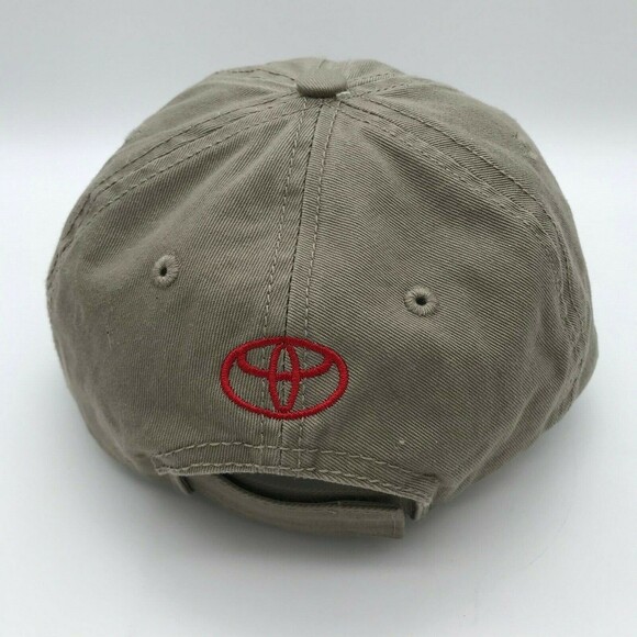 Priority Fishing Tournament Khaki Strapback Logo Cap Signed by Jacob Powroznik